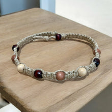 Load image into Gallery viewer, Earthbound Hemp Necklace| Surfer Phatty Thick Hemp Necklace | Woodland Wonder Hemp Choker