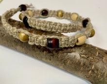 Load image into Gallery viewer, Earthbound Hemp Necklace| Surfer Phatty Thick Hemp Necklace | Woodland Wonder Hemp Choker