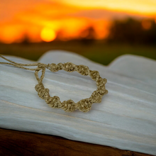 Load image into Gallery viewer, Shoreline Twist Hemp Bracelet | Ocean Breeze Hemp Band | Wave Rider Natural Hemp Armband