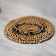 Load image into Gallery viewer, Surfer Hemp Necklace with Wood Beads – Handmade Beach Jewelry