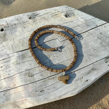 Load image into Gallery viewer, Shark Spirit Necklace – Puka Shell & Shark Tooth Tribal Jewelry, Custom Long Men's Unisex Necklace (Copy)