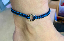 Load image into Gallery viewer, Friendship Anklet Silver Karma Circle Turquoise | Beach Bracelet | Casual Summer Style
