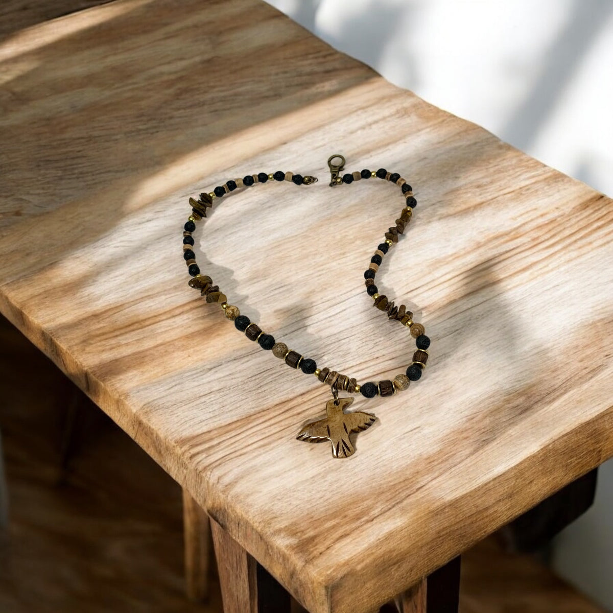 Thunderbird Warrior Necklace | Primitive Handcrafter