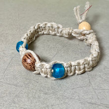 Load image into Gallery viewer, Thick Hemp Bracelet | Surfer Bracelet with Wood Beads