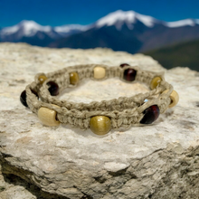 Load image into Gallery viewer, Earthbound Hemp Necklace| Surfer Phatty Thick Hemp Necklace | Woodland Wonder Hemp Choker