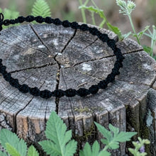 Load image into Gallery viewer, Chunky Black Twist Hemp Necklace | Handmade Surfer Jewelry