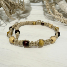 Load image into Gallery viewer, Earthbound Hemp Necklace| Surfer Phatty Thick Hemp Necklace | Woodland Wonder Hemp Choker