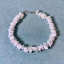 Load image into Gallery viewer, White Puka Shell Bracelet – Handmade Surfer Beach Jewelry for Men & Women