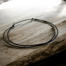 Load image into Gallery viewer, Minimalist Leather Necklace – Adjustable Cord for Men or Women