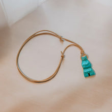 Load image into Gallery viewer, Bear Totem Necklace โ Hand Carved Gemstone Pendant on Leather (Limited Design)