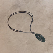 Load image into Gallery viewer, Maori Tribal Style Hand Carved Bone 'HEI-MATAU' Fish Hook SAFE JOURNEY Necklace Twist