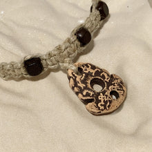 Load image into Gallery viewer, Rustic Hemp Necklace | Bold and Sustainable Style | Tribal Style Ceramic Pendant