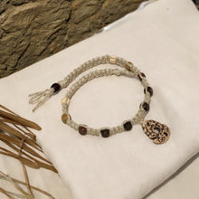 Load image into Gallery viewer, Rustic Hemp Necklace | Bold and Sustainable Style | Tribal Style Ceramic Pendant