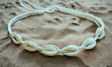 Load image into Gallery viewer, Surfer Cowrie Necklace β Natural Hemp Choker for Sea Lovers