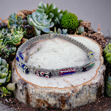 Load image into Gallery viewer, African Trade Beads Hemp Necklace – Authentic Ghana Beads on Thick Hemp Cord