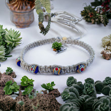 Load image into Gallery viewer, African-Inspired Hemp Necklace – Handcrafted with Authentic Ghana Beads