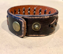 Load image into Gallery viewer, Urban Leather Wrap Wrist Band – Street Style Bracelet
