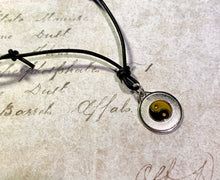 Load image into Gallery viewer, Leather Necklace with Yin Yang Mood Pendant – Beachy Surf Vibes, Color-Changing Jewelry