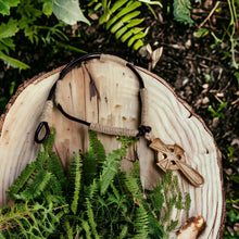 Load image into Gallery viewer, Surfer Phatty Thick Hemp Necklace With Bone Cross