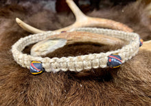 Load image into Gallery viewer, Authentic Ghana Beads Hemp Necklace – Ethnic Boho Statement Piece