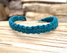 Load image into Gallery viewer, Surfer Hemp Bracelet Flat Teal