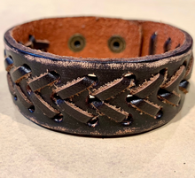 Load image into Gallery viewer, Urban Leather Wrap Wrist Band – Street Style Bracelet