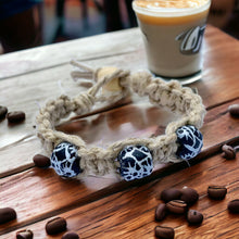 Load image into Gallery viewer, African Trade Beads Hemp Bracelet