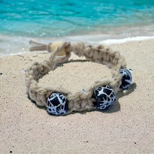 Load image into Gallery viewer, African Trade Beads Hemp Bracelet