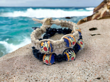 Load image into Gallery viewer, African Trade Beads Hemp Bracelet