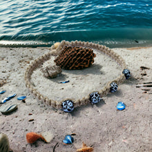 Load image into Gallery viewer, Authentic Ghana Beads Hemp Necklace – Ethnic Boho Statement Piece