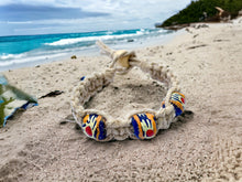 Load image into Gallery viewer, African Trade Beads Hemp Bracelet
