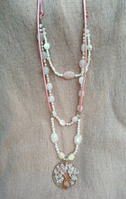 Load image into Gallery viewer, Bohemian Rose Tree of Life Necklace