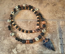 Load image into Gallery viewer, Arrowhead Necklace Flint Real Stone Mens Primitive Jewelry Success