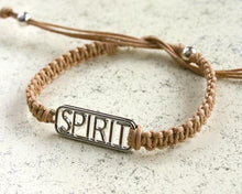 Load image into Gallery viewer, Friendship Bracelet Spirit On Cotton Cord - sunnybeachjewelry