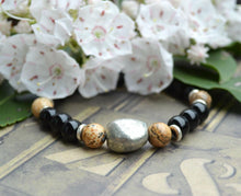 Load image into Gallery viewer, Hecate Collection Black Obsidian Bracelet - sunnybeachjewelry
