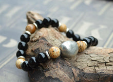 Load image into Gallery viewer, Hecate Collection Black Obsidian Bracelet - sunnybeachjewelry