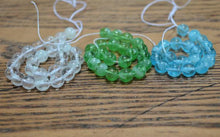 Load image into Gallery viewer, Hemp Necklace Natural with Cowrie Shells and Glow in The Dark Beads - sunnybeachjewelry