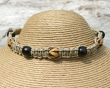 Load image into Gallery viewer, Hemp Necklace With Wooden Beads - sunnybeachjewelry