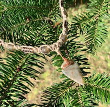 Load image into Gallery viewer, Handcrafted Tribal Necklace | Real Flint Arrowhead on Hemp Cord | Men's Tribal Necklace
