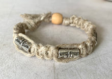 Load image into Gallery viewer, Surfer Twist – Rustic Hemp Adventure Thick Bracelet