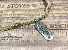 Load image into Gallery viewer, Surfer Phatty Thick Hemp Necklace With Surfboard