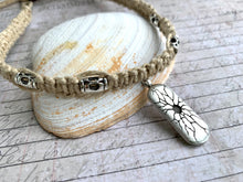 Load image into Gallery viewer, Surfer Phatty Thick Hemp Necklace With Surfboard