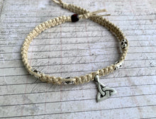 Load image into Gallery viewer, Thick Hemp Surfer Necklace with Celtic Triskelion – Phatty Style Natural Necklace