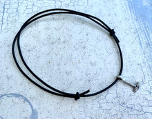 Load image into Gallery viewer, Thunder God Necklace – Pewter Thor’s Hammer & Leather Necklace