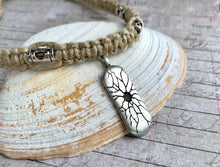 Load image into Gallery viewer, Surfer Phatty Thick Hemp Necklace With Surfboard