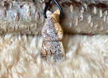 Load image into Gallery viewer, Bear Leather Totem Necklace Picture Jasper Real Stone Native Pendant