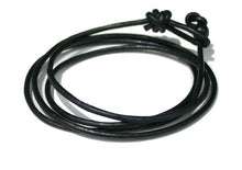Load image into Gallery viewer, Leather Mens Bracelet 4 Wraps Surfer Style 2mm - sunnybeachjewelry
