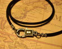 Load image into Gallery viewer, Leather Necklace, Ankh Cross with Ancient Symbols, Mens Necklace, Mens Jewelry, Mens Gift, Pendant, Distresed Cord - sunnybeachjewelry