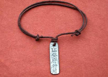 Load image into Gallery viewer, Leather Necklace With Chinese Coin Pendant - sunnybeachjewelry