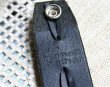 Load image into Gallery viewer, Natural Leather Bracelet Vintage Wide Laced Black - sunnybeachjewelry